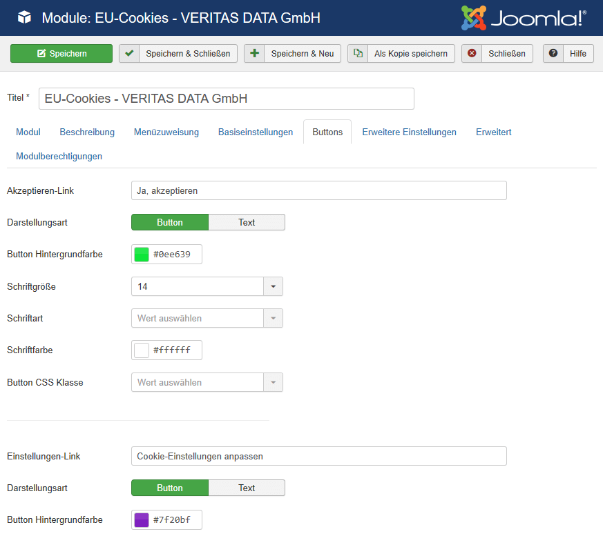 Eu Cookies Veritas Data Gmbh